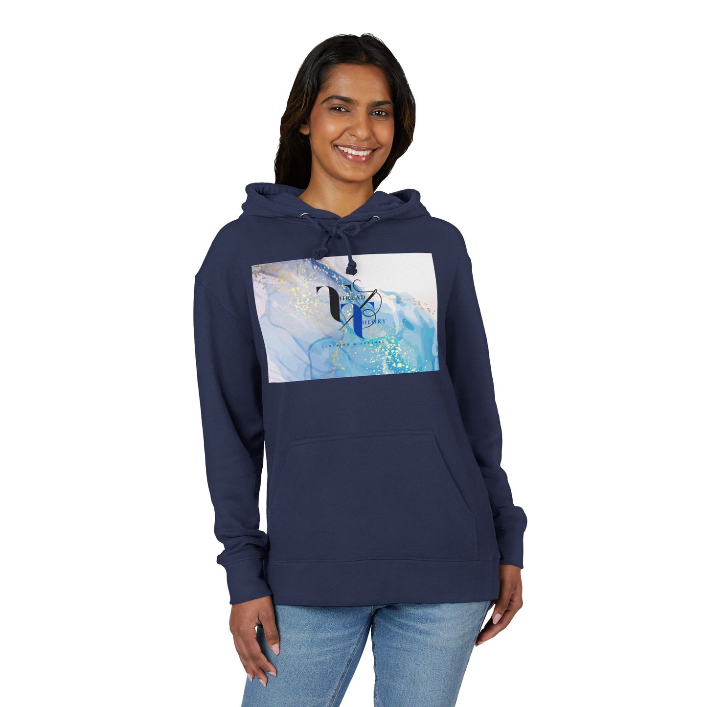 Chic Artistic Hoodie for Everyday Comfort, Unisex Sweatshirt, Cozy Layering, Gift for Art Lovers, Casual Style