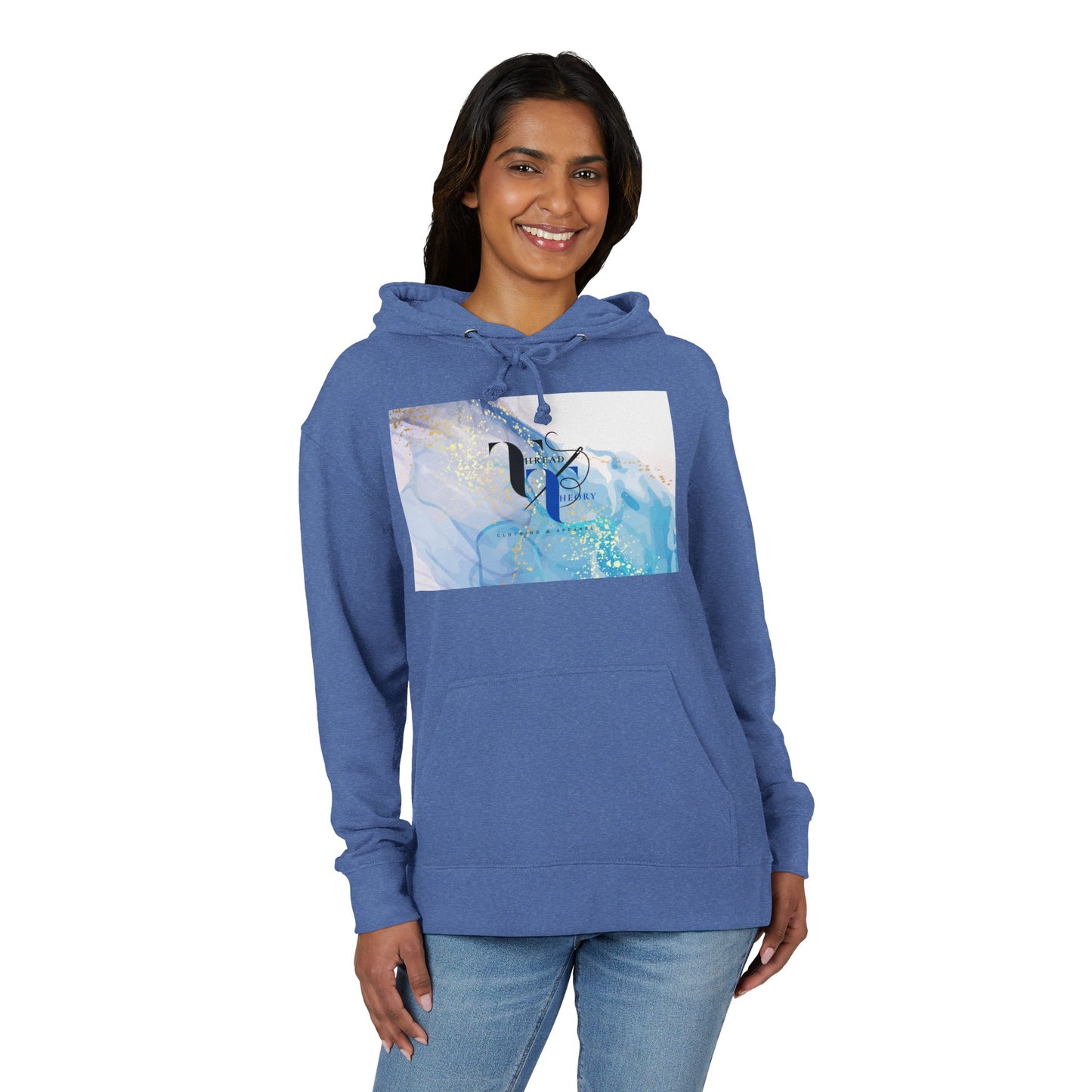 Chic Artistic Hoodie for Everyday Comfort, Unisex Sweatshirt, Cozy Layering, Gift for Art Lovers, Casual Style
