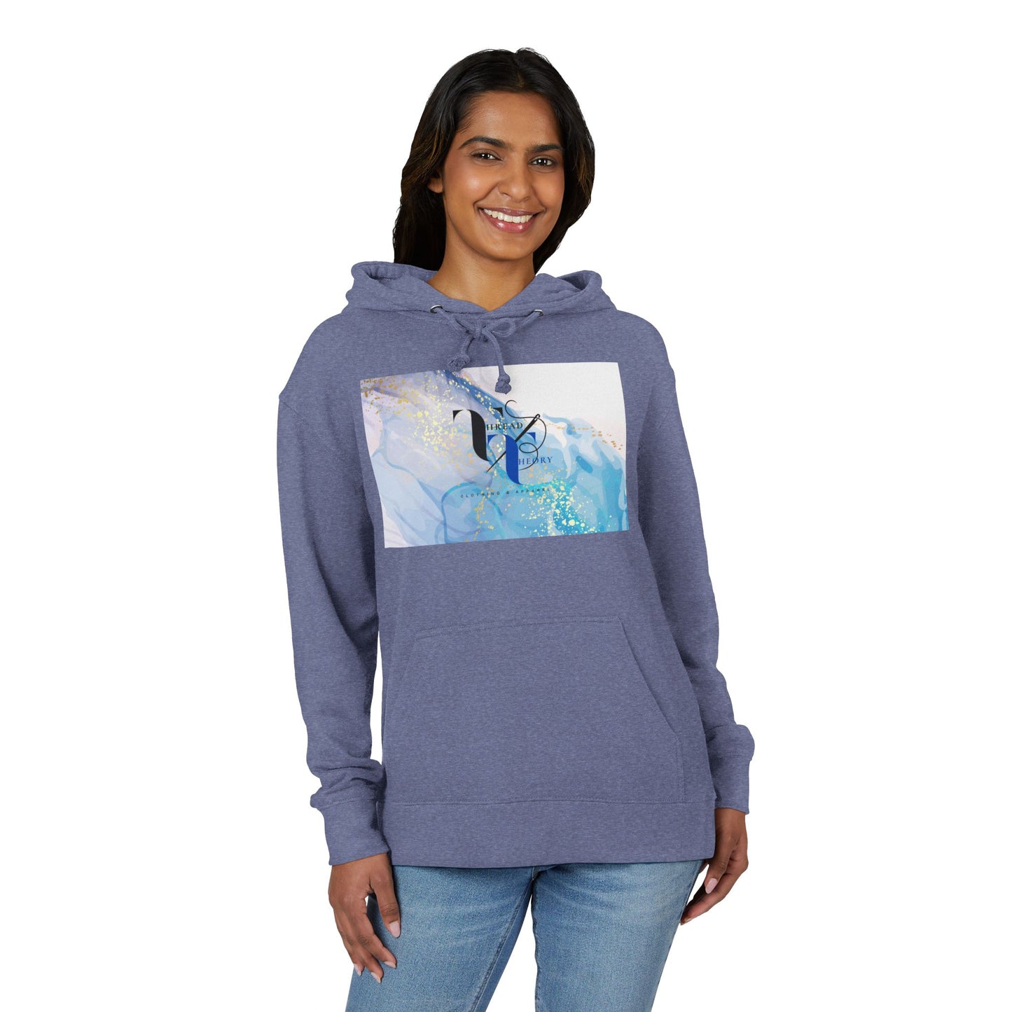 Chic Artistic Hoodie for Everyday Comfort, Unisex Sweatshirt, Cozy Layering, Gift for Art Lovers, Casual Style