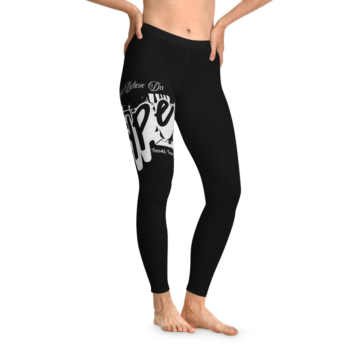 Stylish Graphic Leggings, Comfortable Activewear for Yoga, Fashionable Gym Pants, Motivational Workout Leggings, Gift for Fitness Lovers