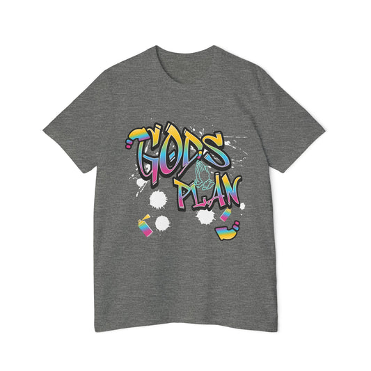 Colorful 'God's Plan' Graphic Tee | USA-Made Short-Sleeve Jersey T-Shirt, Motivational Shirt, Gift for Friends, Casual Wear, [...]