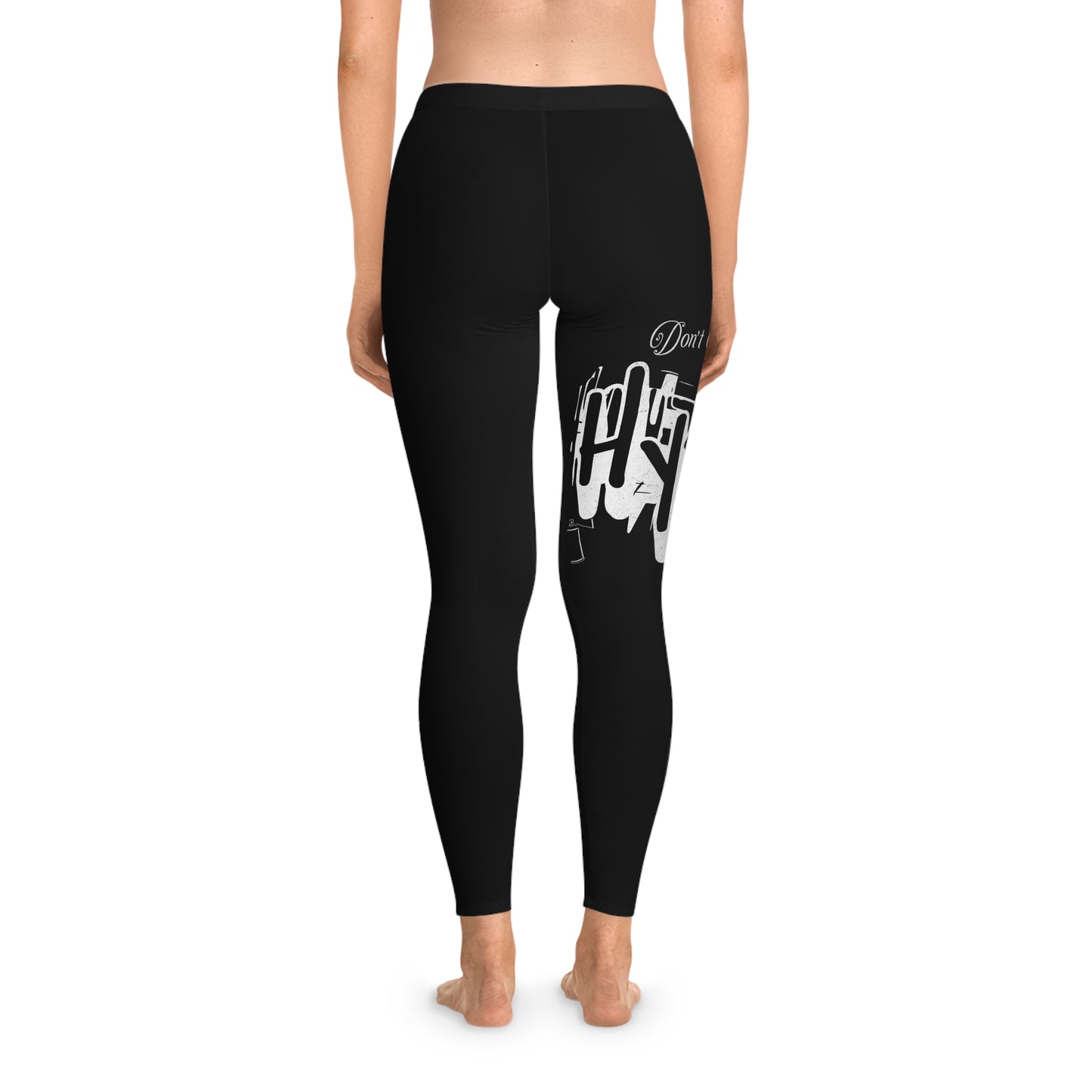 Stylish Graphic Leggings, Comfortable Activewear for Yoga, Fashionable Gym Pants, Motivational Workout Leggings, Gift for Fitness Lovers