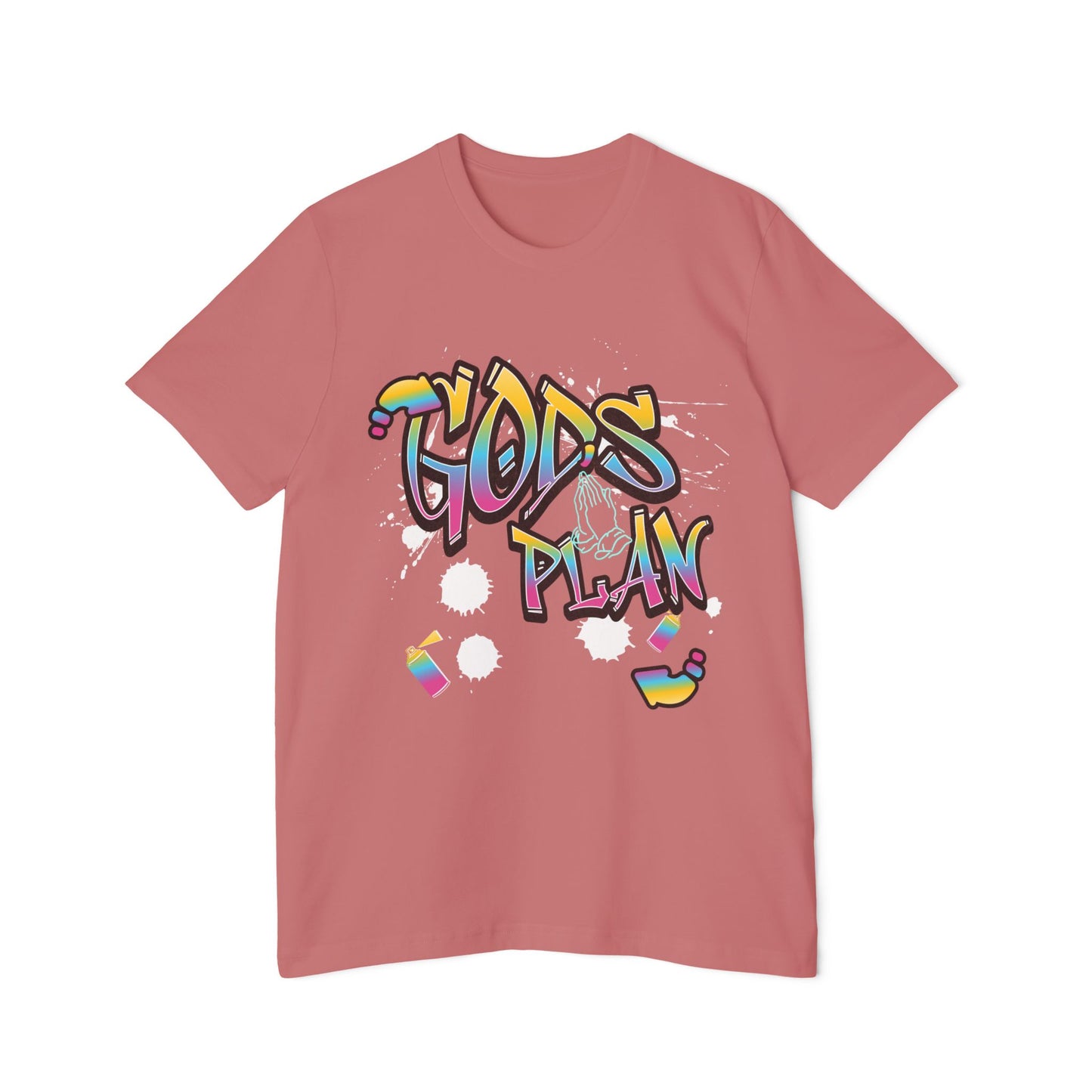 Colorful 'God's Plan' Graphic Tee | USA-Made Short-Sleeve Jersey T-Shirt, Motivational Shirt, Gift for Friends, Casual Wear, [...]